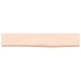 Estante de pared madera maciza de roble sin tratar 60x10x6 cm