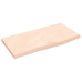 vidaXL Estante de pared madera maciza de roble sin tratar 60x30x2 cm