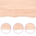 Estante de pared madera maciza roble sin tratar 60x40x(2-6) cm