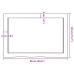Estante de pared madera maciza roble sin tratar 60x40x(2-6) cm