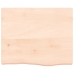 vidaXL Estante de pared madera maciza roble sin tratar 60x50x(2-6) cm