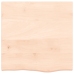 Estante de pared madera maciza roble sin tratar 60x60x(2-4) cm