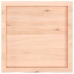 Estante de pared madera maciza roble sin tratar 60x60x(2-4) cm