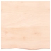 Estante de pared madera maciza roble sin tratar 60x60x(2-6) cm