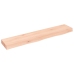 Estante de pared madera maciza de roble sin tratar 100x20x6 cm