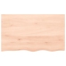 vidaXL Estante de pared madera maciza roble sin tratar 100x60x(2-4) cm