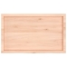 Estante de pared madera maciza roble sin tratar 100x60x(2-6) cm