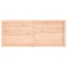 Estante de pared madera maciza roble sin tratar 120x50x(2-4) cm