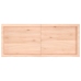 vidaXL Estante de pared madera maciza roble sin tratar 120x50x(2-6) cm