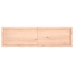 Estante de pared madera maciza roble sin tratar 140x40x(2-4) cm