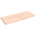 vidaXL Estante de pared madera maciza roble sin tratar 140x60x(2-4) cm