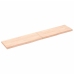 vidaXL Estante de pared madera maciza roble sin tratar 160x30x(2-4) cm