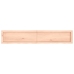 vidaXL Estante de pared madera maciza roble sin tratar 160x30x(2-4) cm