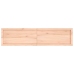 vidaXL Estante de pared madera maciza roble sin tratar 160x40x(2-4) cm