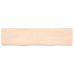 vidaXL Estante de pared madera maciza roble sin tratar 160x40x(2-6) cm