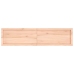 vidaXL Estante de pared madera maciza roble sin tratar 160x40x(2-6) cm