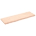 vidaXL Estante de pared madera maciza roble sin tratar 160x50x(2-6) cm