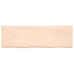 vidaXL Estante de pared madera maciza roble sin tratar 160x50x(2-6) cm