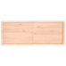 Estante de pared madera maciza roble sin tratar 160x60x(2-6) cm