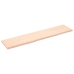 Estante de pared madera maciza roble sin tratar 180x40x(2-4) cm