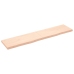 vidaXL Estante de pared madera maciza roble sin tratar 180x40x(2-6) cm