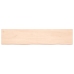 Estante de pared madera maciza roble sin tratar 180x40x(2-6) cm