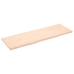 Estante de pared madera maciza roble sin tratar 180x60x(2-4) cm