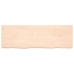 Estante de pared madera maciza roble sin tratar 180x60x(2-4) cm