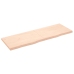 Estante de pared madera maciza roble sin tratar 180x60x(2-6) cm