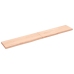 Estante de pared madera maciza roble sin tratar 200x30x(2-4) cm