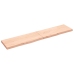 Estante de pared madera maciza roble sin tratar 200x40x(2-6) cm