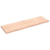 Estante de pared madera maciza roble sin tratar 200x60x(2-6) cm