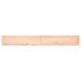 Estante de pared madera maciza roble sin tratar 220x30x(2-4) cm