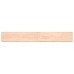 Estante de pared madera maciza roble sin tratar 220x30x(2-6) cm