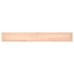 Estante de pared madera maciza roble sin tratar 220x30x(2-6) cm