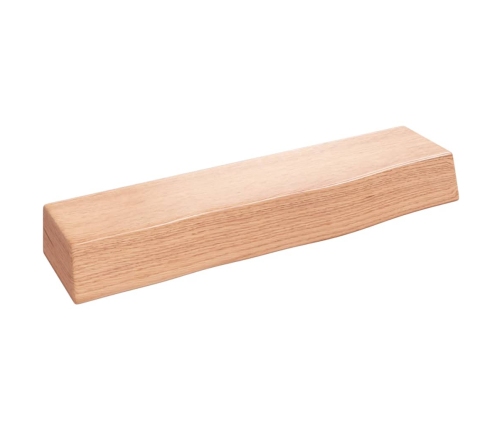 vidaXL Estante de pared madera de roble tratada marrón claro 40x10x6cm