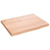 Estante de pared madera de roble tratada marrón claro 40x30x2cm