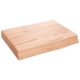 Estante pared madera roble tratada marrón claro 40x30x(2-6) cm