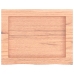 Estante pared madera roble tratada marrón claro 40x30x(2-6) cm