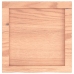 Estante pared madera roble tratada marrón claro 40x40x(2-4) cm