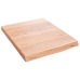 Estante pared madera roble tratada marrón claro 40x50x(2-4) cm