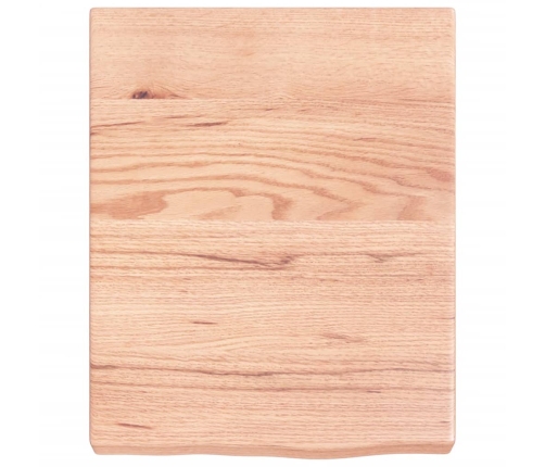 vidaXL Estante pared madera roble tratada marrón claro 40x50x(2-6) cm