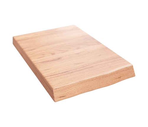 vidaXL Estante pared madera roble tratada marrón claro 40x60x(2-6) cm