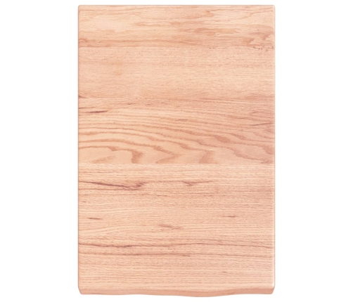 vidaXL Estante pared madera roble tratada marrón claro 40x60x(2-6) cm