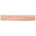 Estante de pared madera de roble tratada marrón claro 60x10x4cm