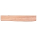 Estante de pared madera de roble tratada marrón claro 60x10x6cm