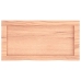 Estante pared madera roble tratada marrón claro 60x30x(2-6) cm