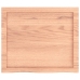 Estante pared madera roble tratada marrón claro 60x50x(2-4) cm