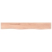 vidaXL Estante de pared madera de roble tratada marrón claro 80x10x4cm