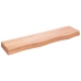 Estante de pared madera de roble tratada marrón claro 80x20x6cm